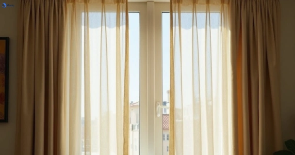 Dull dusty drapes in ormeau before professional cleaning